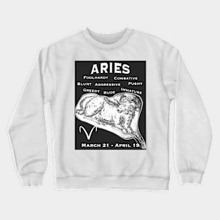 Aries Negative Traits Crewneck Sweatshirt